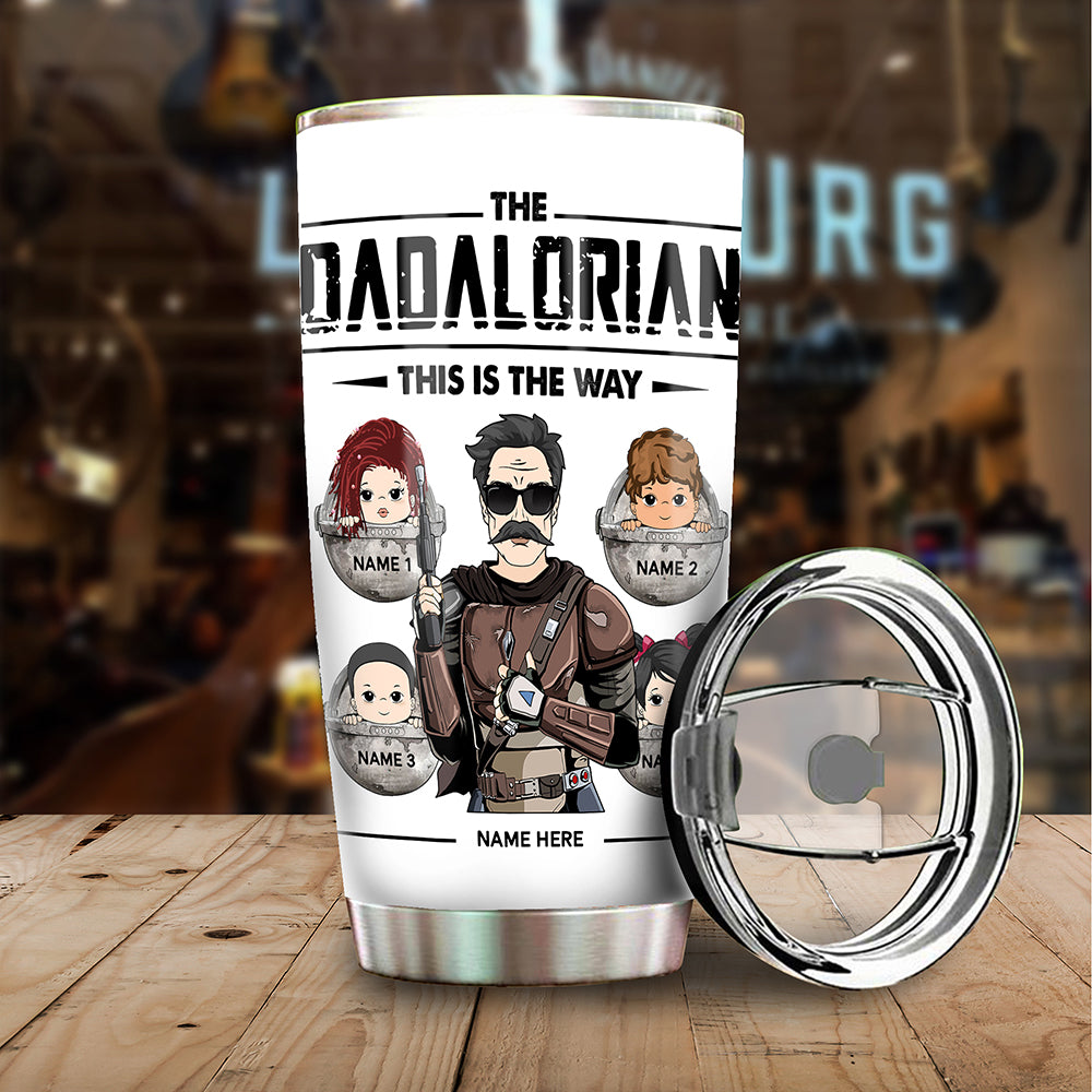 Dadalorian Personalized Daddy Tumbler