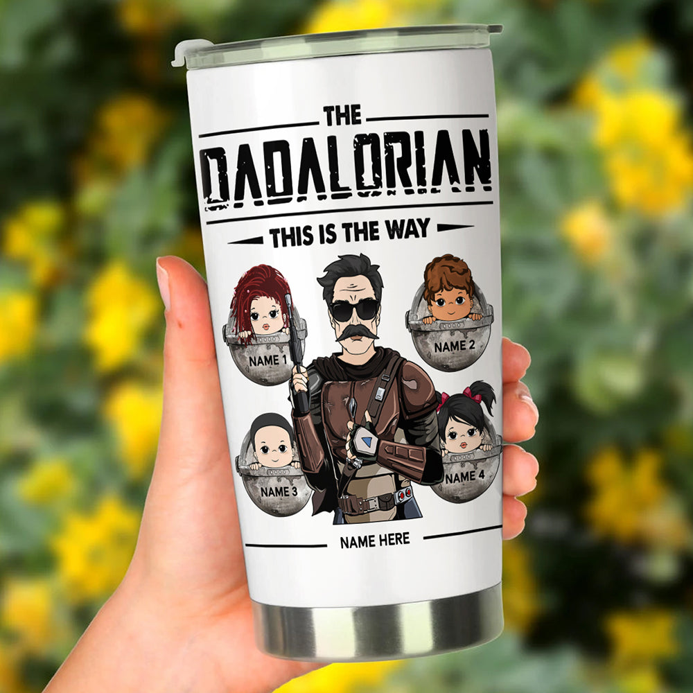 Dadalorian Personalized Daddy Tumbler