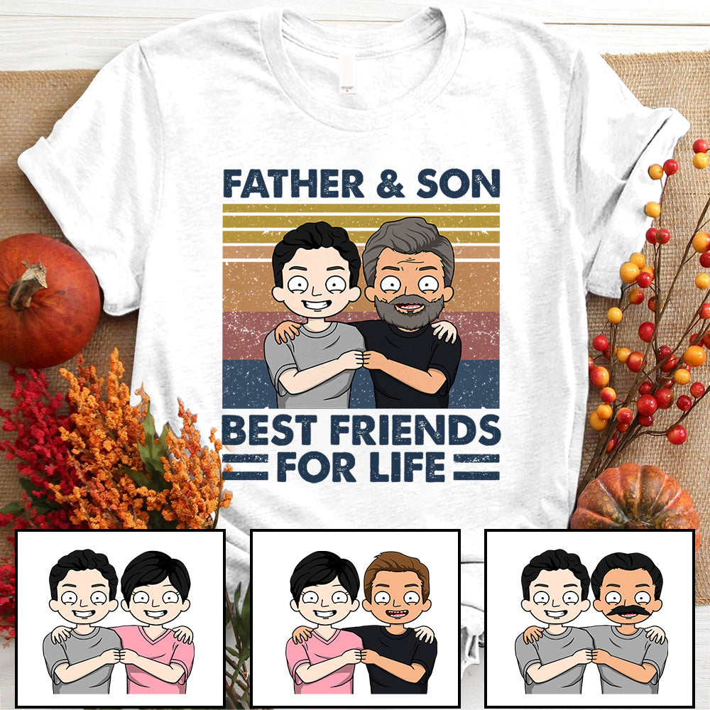 Father & Son - Best Friends Forever Personalized Shirt