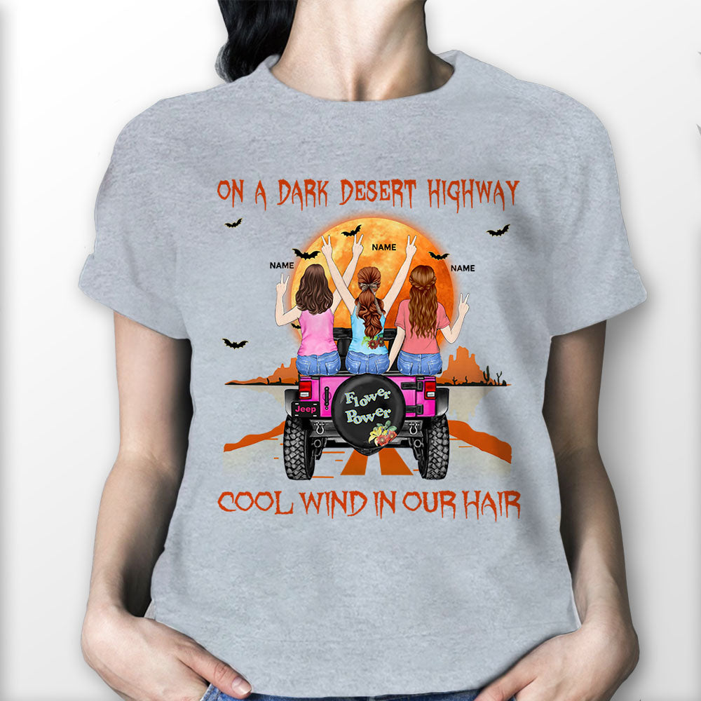 On A Dark Desert Highway Cool Wind In My Hair Shirts Vr2