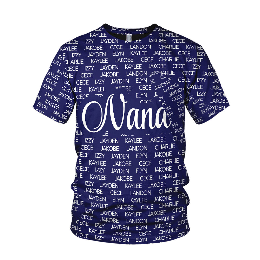 Personalized All Over Print Shirts For Grandparent
