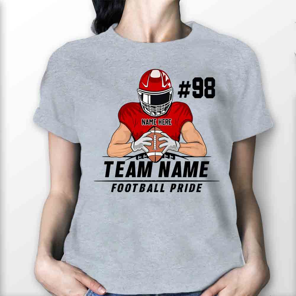 Personalized Football Shirts Custom Football Dad Shirt Personalized Football Mom Team Pride Custom