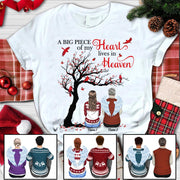 A Big Piece Of My Heart Lives In Heaven, Memorial Gift, Personalized Shirts