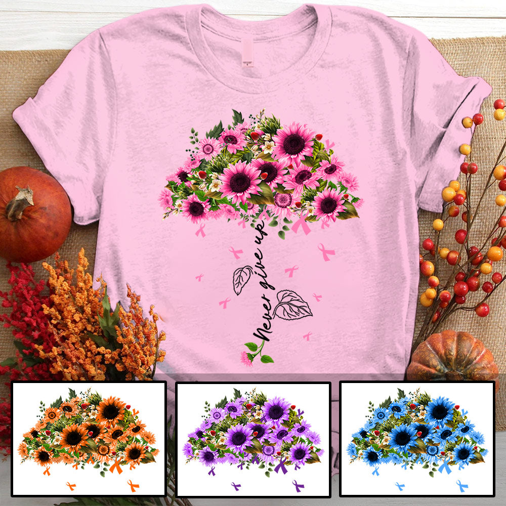 Cancer Never Give Up Personalized Shirts