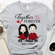 Forever Together Personalized Shirt Anniversary Valentine's Day Gift For Spouse Husband Wife Lovers Girlfriend Boyfriend