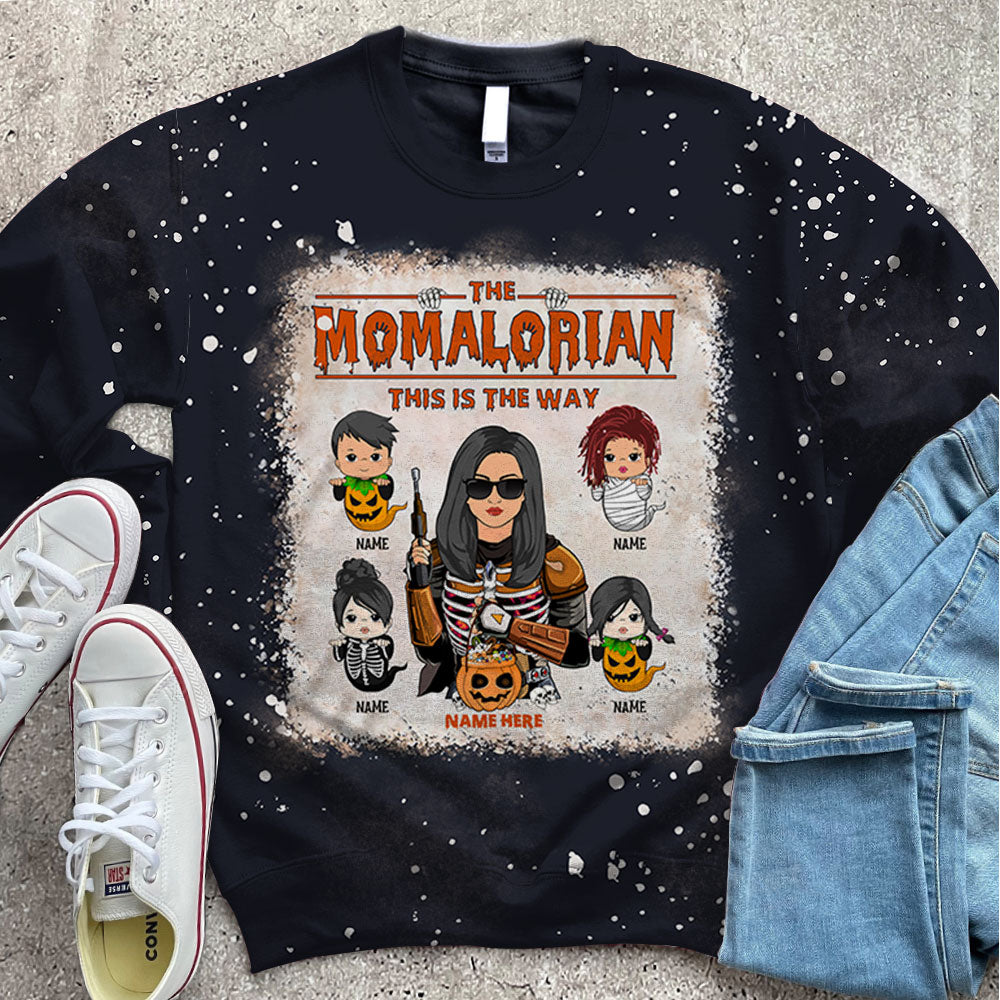 The Nanalorian This Is Way Grandkids With Halloween Ghost Costume Personalized All Over Print Shirts 3D Shirt Nickname Can Be Changed