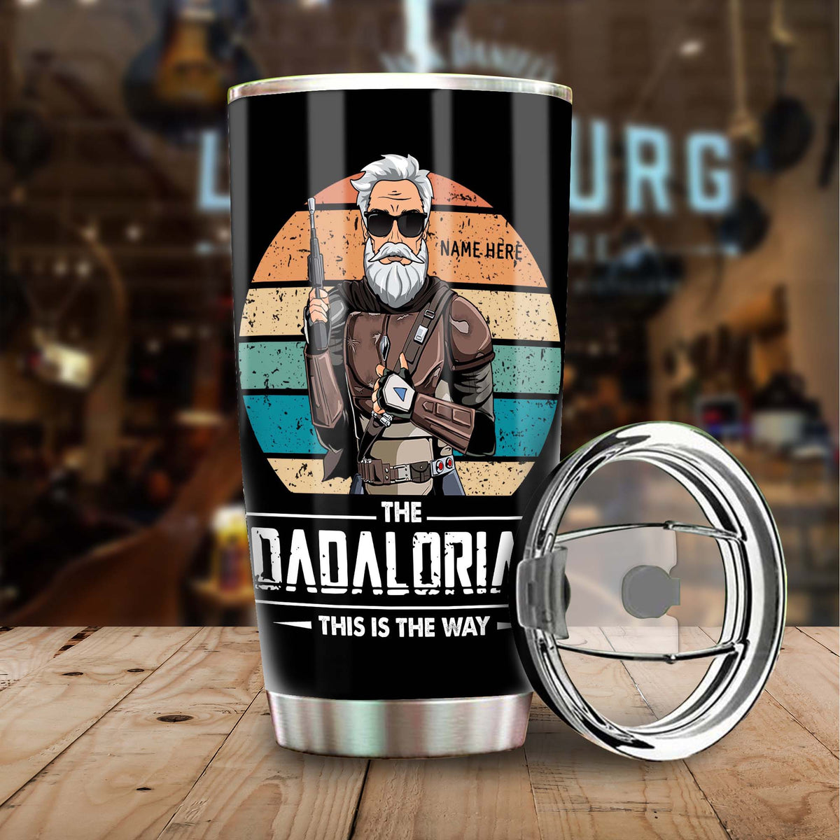 Personalized The Dadalorian This Is The Way Tumbler Gift For Dad
