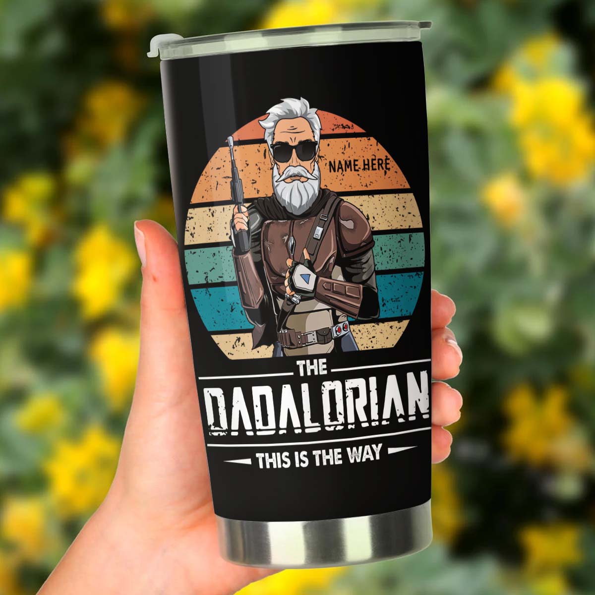 Personalized The Dadalorian This Is The Way Tumbler Gift For Dad